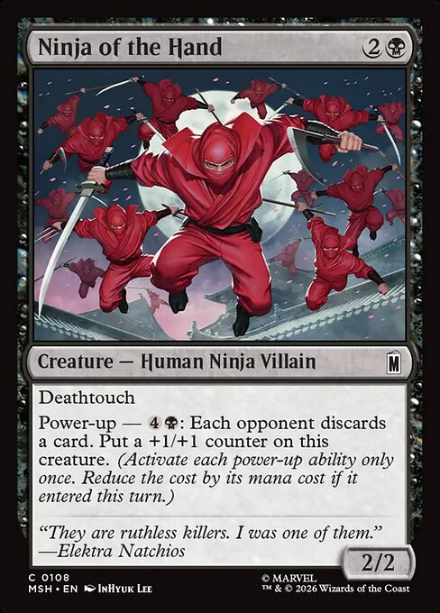 Ninja of the Hand #108 from Marvel Super Heroes