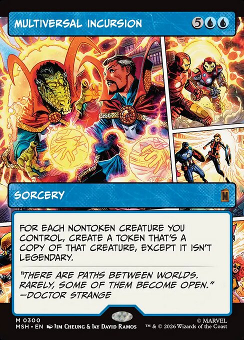 Multiversal Incursion #300 from Marvel Super Heroes
