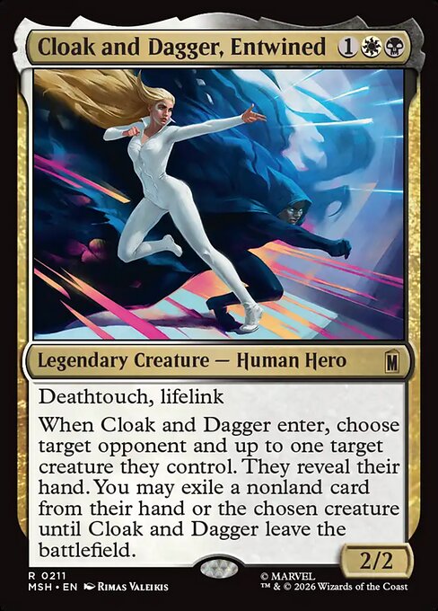 Cloak and Dagger, Entwined #211 from Marvel Super Heroes