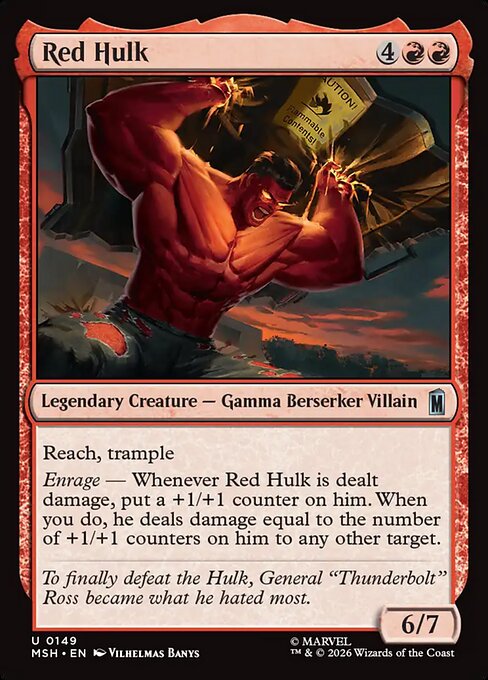 Red Hulk #149 from Marvel Super Heroes