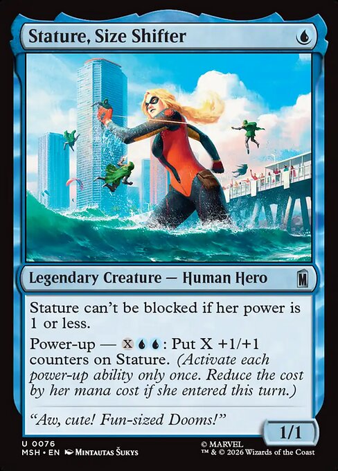 Stature, Size Shifter #76 from Marvel Super Heroes
