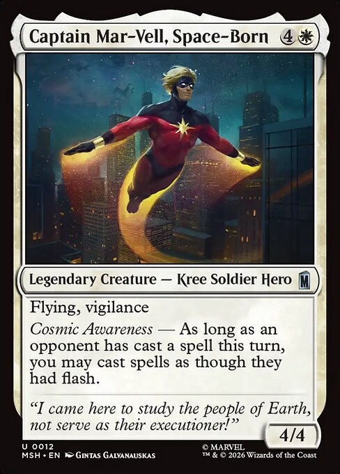Captain Mar-Vell, Space-Born #12 from Marvel Super Heroes