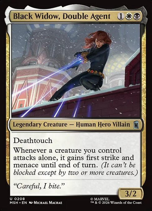 Black Widow, Double Agent #208 from Marvel Super Heroes
