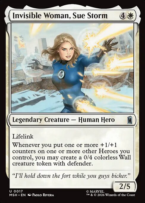 Invisible Woman, Sue Storm #17 from Marvel Super Heroes