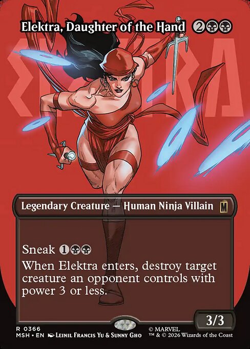 Elektra, Daughter of the Hand #366 from Marvel Super Heroes