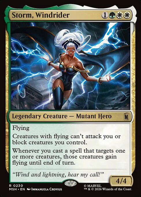 Storm, Windrider #230 from Marvel Super Heroes