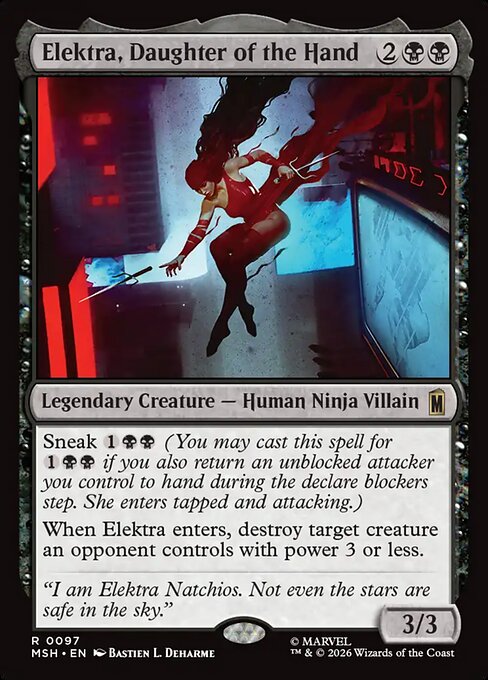 Elektra, Daughter of the Hand #97 from Marvel Super Heroes