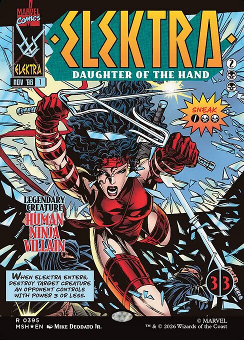 Elektra, Daughter of the Hand #395 from Marvel Super Heroes