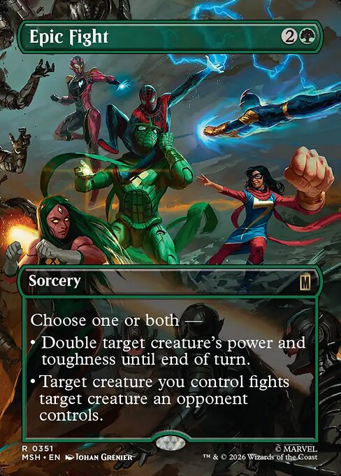 Epic Fight #351 from Marvel Super Heroes