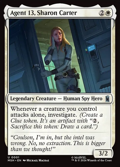 Agent 13, Sharon Carter #1 from Marvel Super Heroes