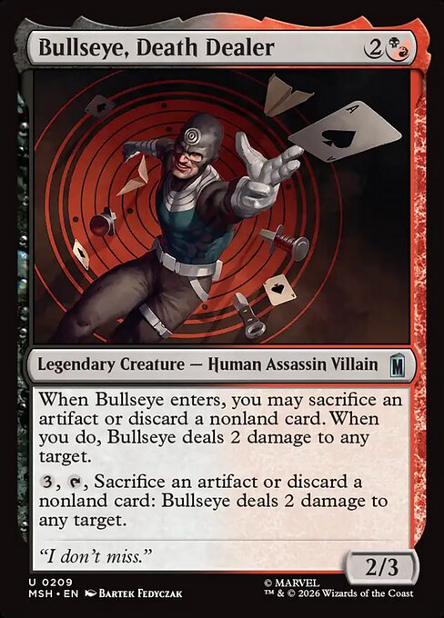 Bullseye, Death Dealer #209 from Marvel Super Heroes