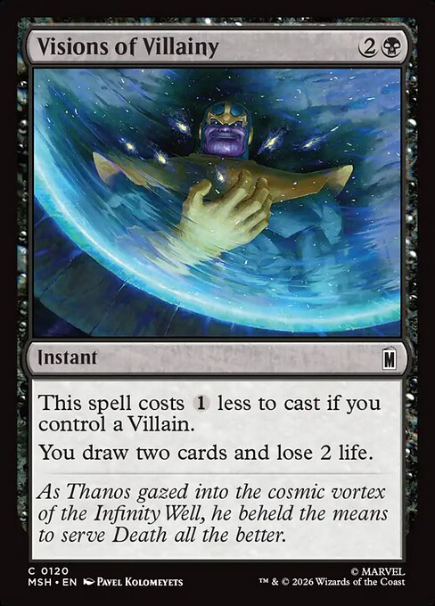 Visions of Villainy #120 from Marvel Super Heroes