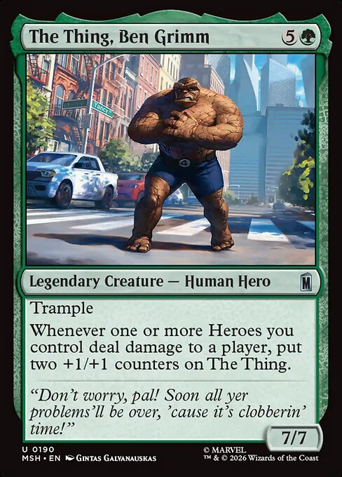 The Thing, Ben Grimm #190 from Marvel Super Heroes