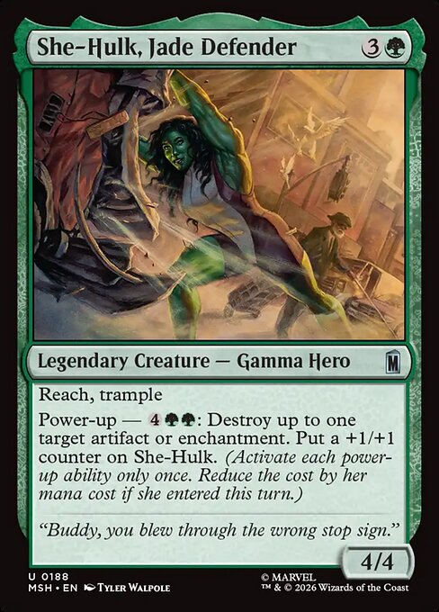 She-Hulk, Jade Defender #188 from Marvel Super Heroes
