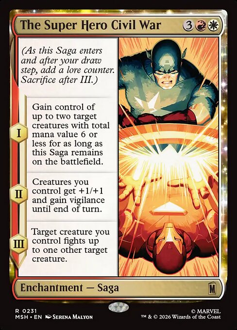 The Super Hero Civil War #231 from Marvel Super Heroes