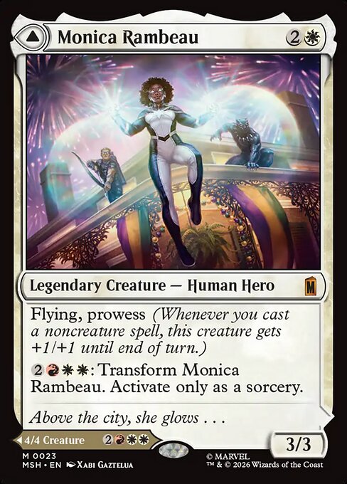 Monica Rambeau // Photon, Living Light #23 from Marvel Super Heroes