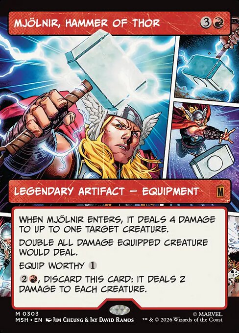 Mjölnir, Hammer of Thor #303 from Marvel Super Heroes