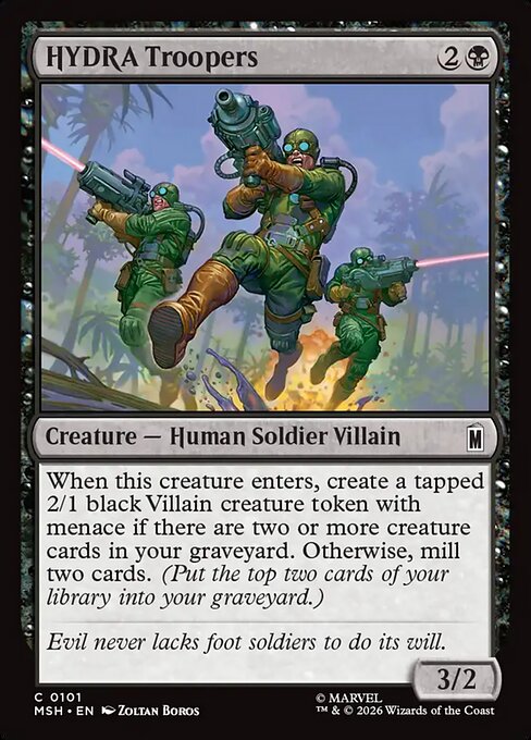 HYDRA Troopers #101 from Marvel Super Heroes