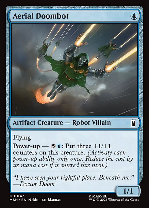 Aerial Doombot #43 from Marvel Super Heroes