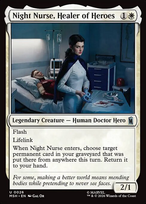 Night Nurse, Healer of Heroes #26 from Marvel Super Heroes
