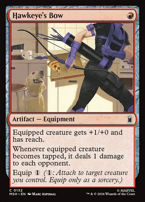 Hawkeye's Bow #132 from Marvel Super Heroes
