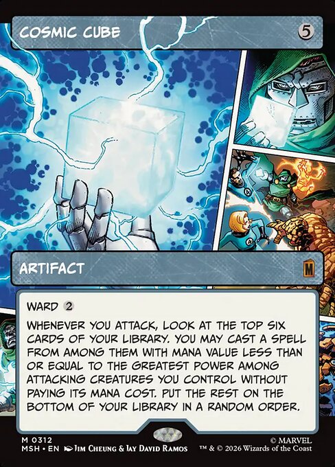 Cosmic Cube #312 from Marvel Super Heroes