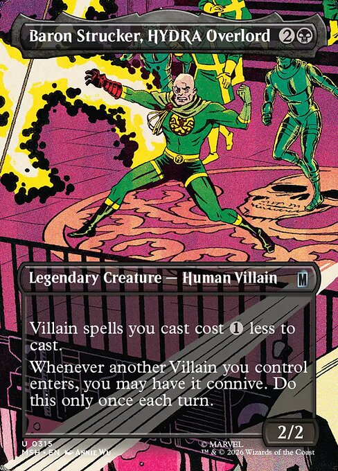 Baron Strucker, HYDRA Overlord #315 from Marvel Super Heroes