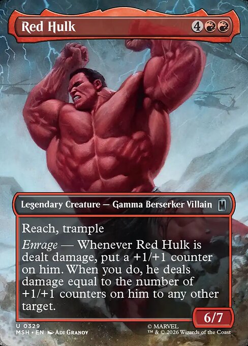 Red Hulk #329 from Marvel Super Heroes