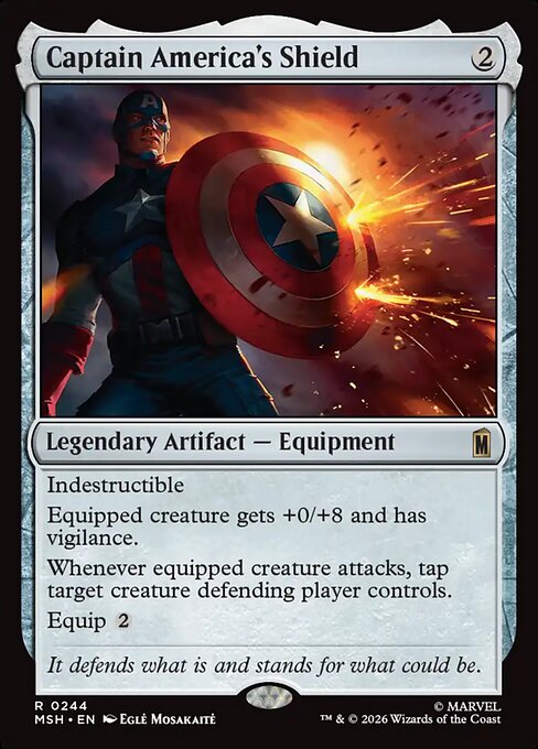 Captain America's Shield #244 from Marvel Super Heroes