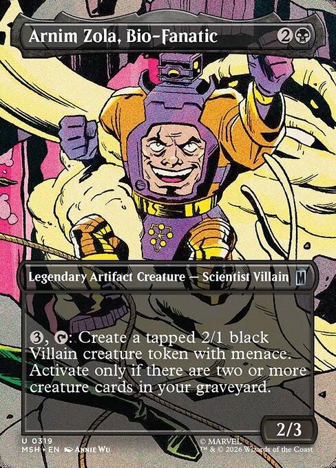 Arnim Zola, Bio-Fanatic #319 from Marvel Super Heroes