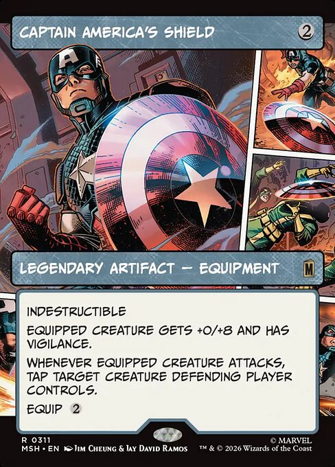 Captain America's Shield #311 from Marvel Super Heroes
