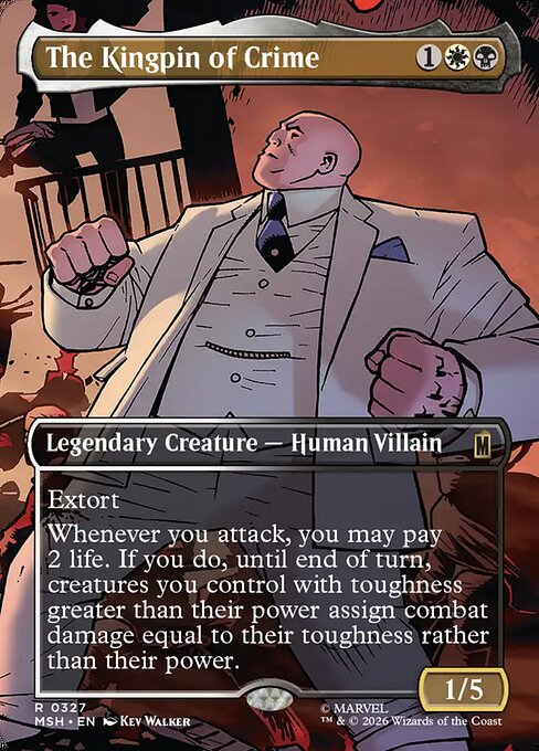The Kingpin of Crime #327 from Marvel Super Heroes