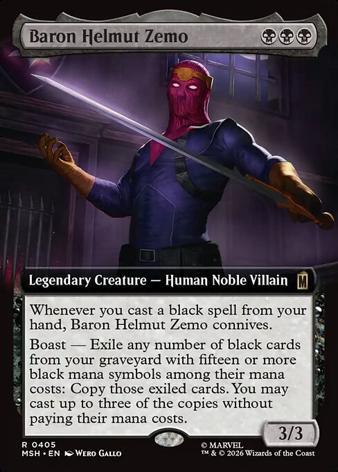 Baron Helmut Zemo #405 from Marvel Super Heroes