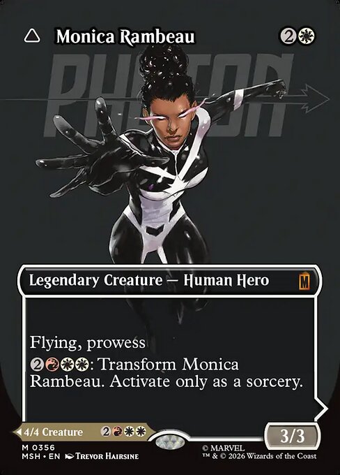 Monica Rambeau // Photon, Living Light #356 from Marvel Super Heroes