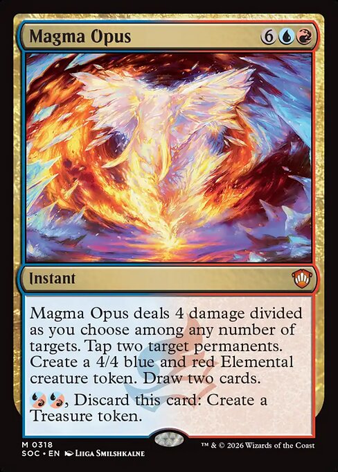 Magma Opus #318 from Secrets of Strixhaven Commander