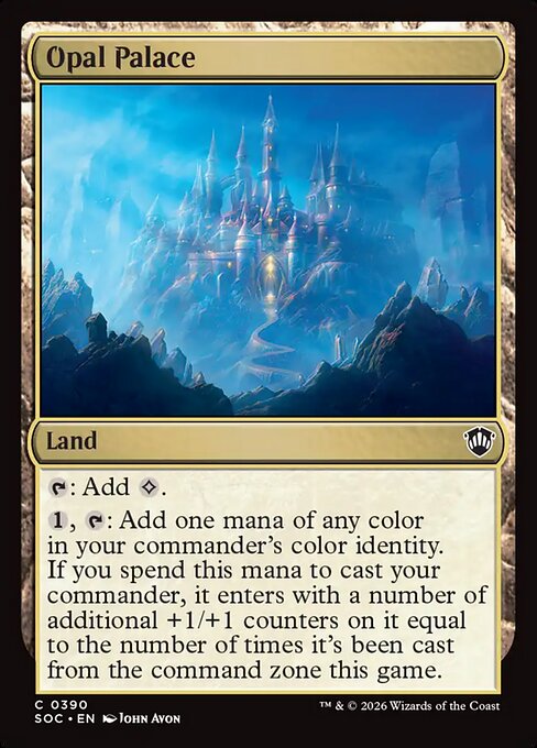Opal Palace #390 from Secrets of Strixhaven Commander