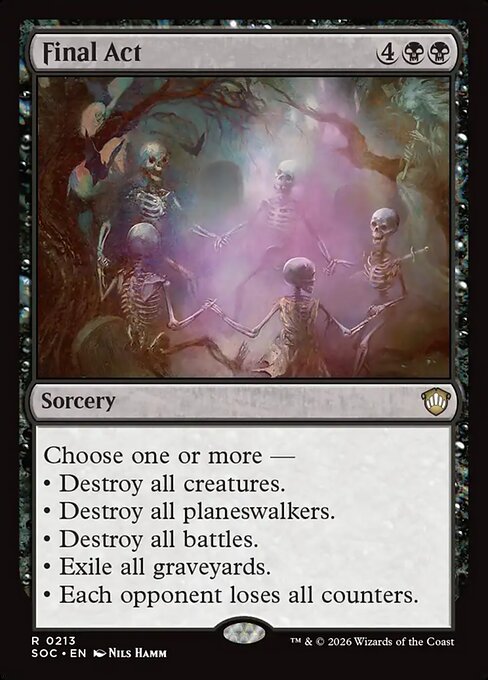 Final Act #213 from Secrets of Strixhaven Commander