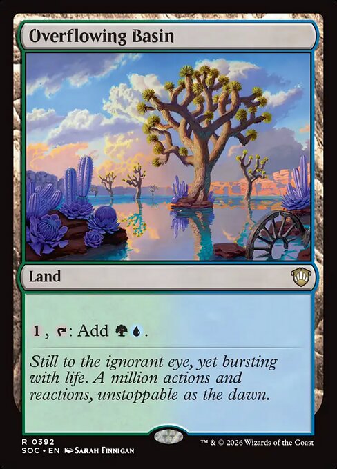 Overflowing Basin #392 from Secrets of Strixhaven Commander