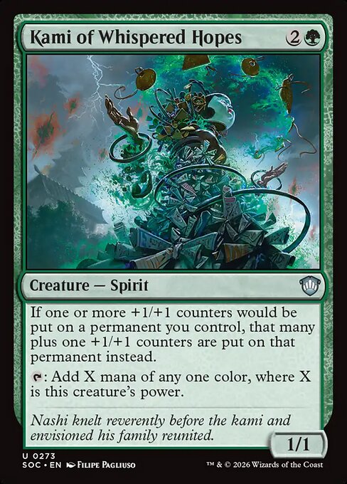 Kami of Whispered Hopes #273 from Secrets of Strixhaven Commander
