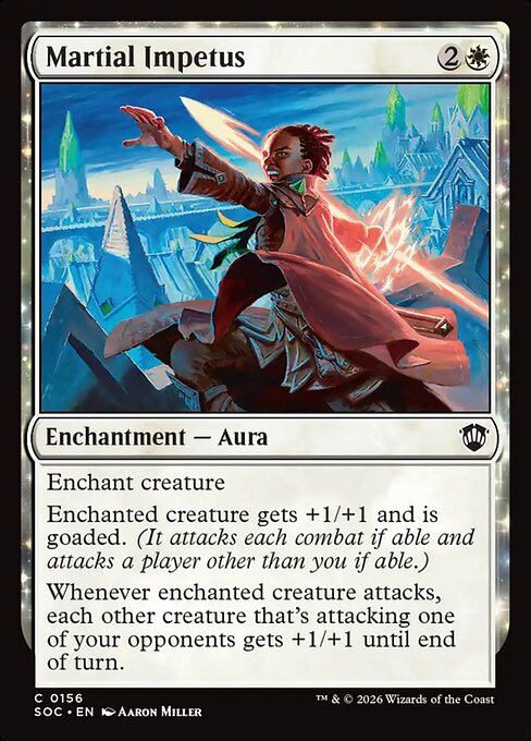 Martial Impetus #156 from Secrets of Strixhaven Commander