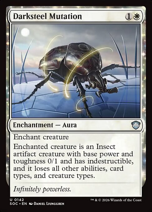 Darksteel Mutation #142 from Secrets of Strixhaven Commander