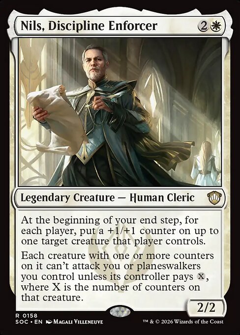 Nils, Discipline Enforcer #158 from Secrets of Strixhaven Commander