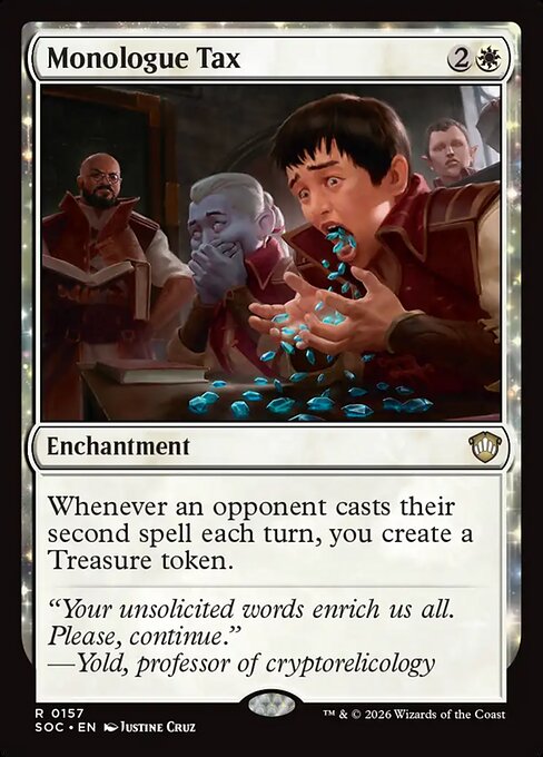 Monologue Tax #157 from Secrets of Strixhaven Commander