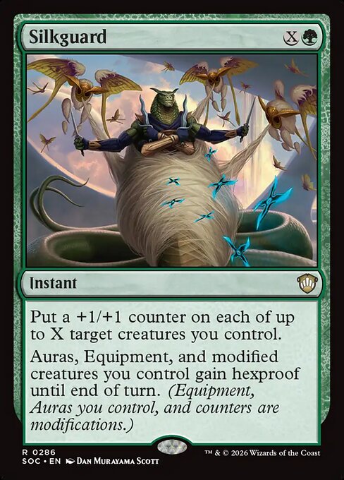 Silkguard #286 from Secrets of Strixhaven Commander