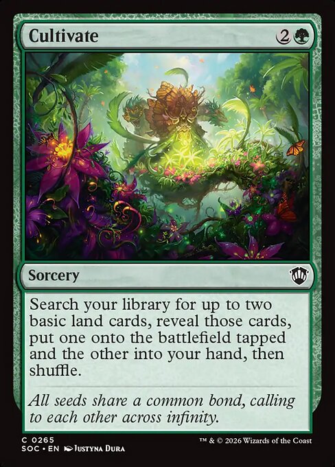 Cultivate #265 from Secrets of Strixhaven Commander