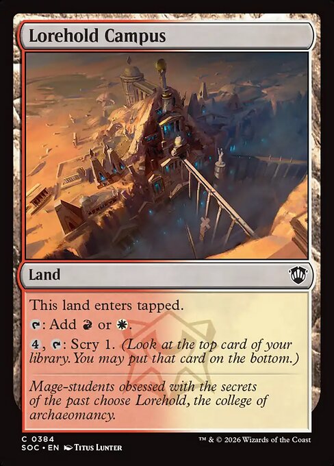 Lorehold Campus #384 from Secrets of Strixhaven Commander