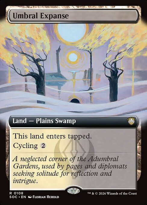 Umbral Expanse #108 from Secrets of Strixhaven Commander