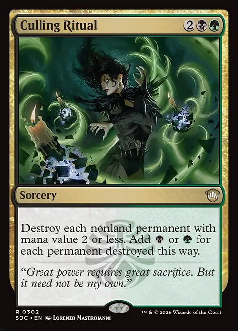 Culling Ritual #302 from Secrets of Strixhaven Commander