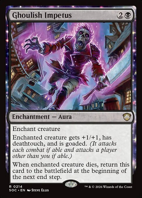 Ghoulish Impetus #214 from Secrets of Strixhaven Commander