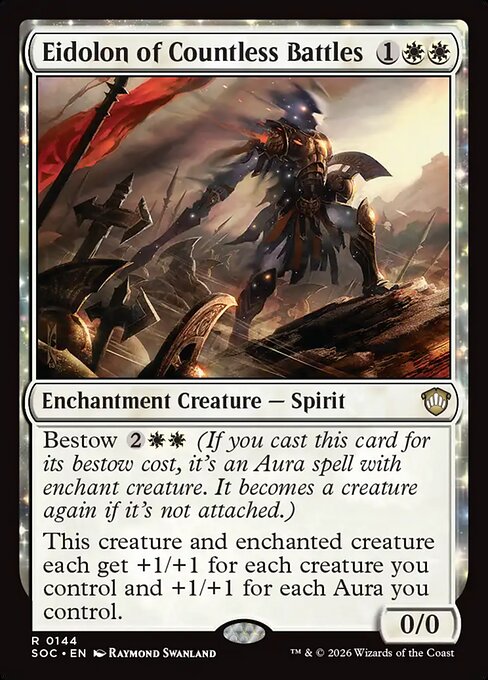 Eidolon of Countless Battles #144 from Secrets of Strixhaven Commander